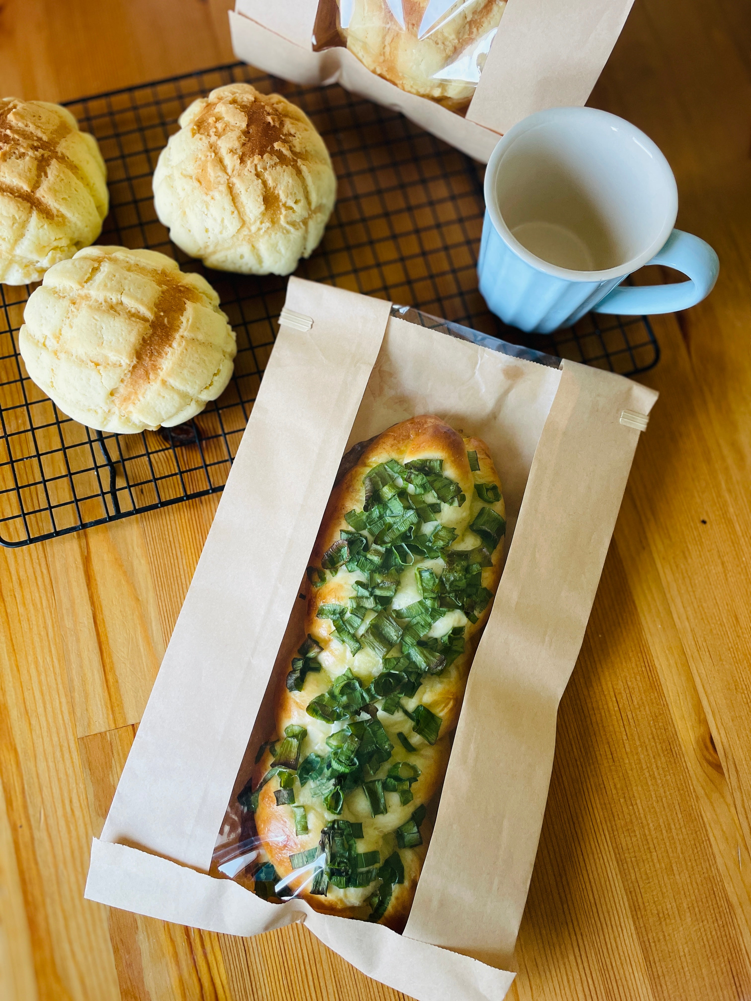 Scallion Zopf / 蔥長辮麵包