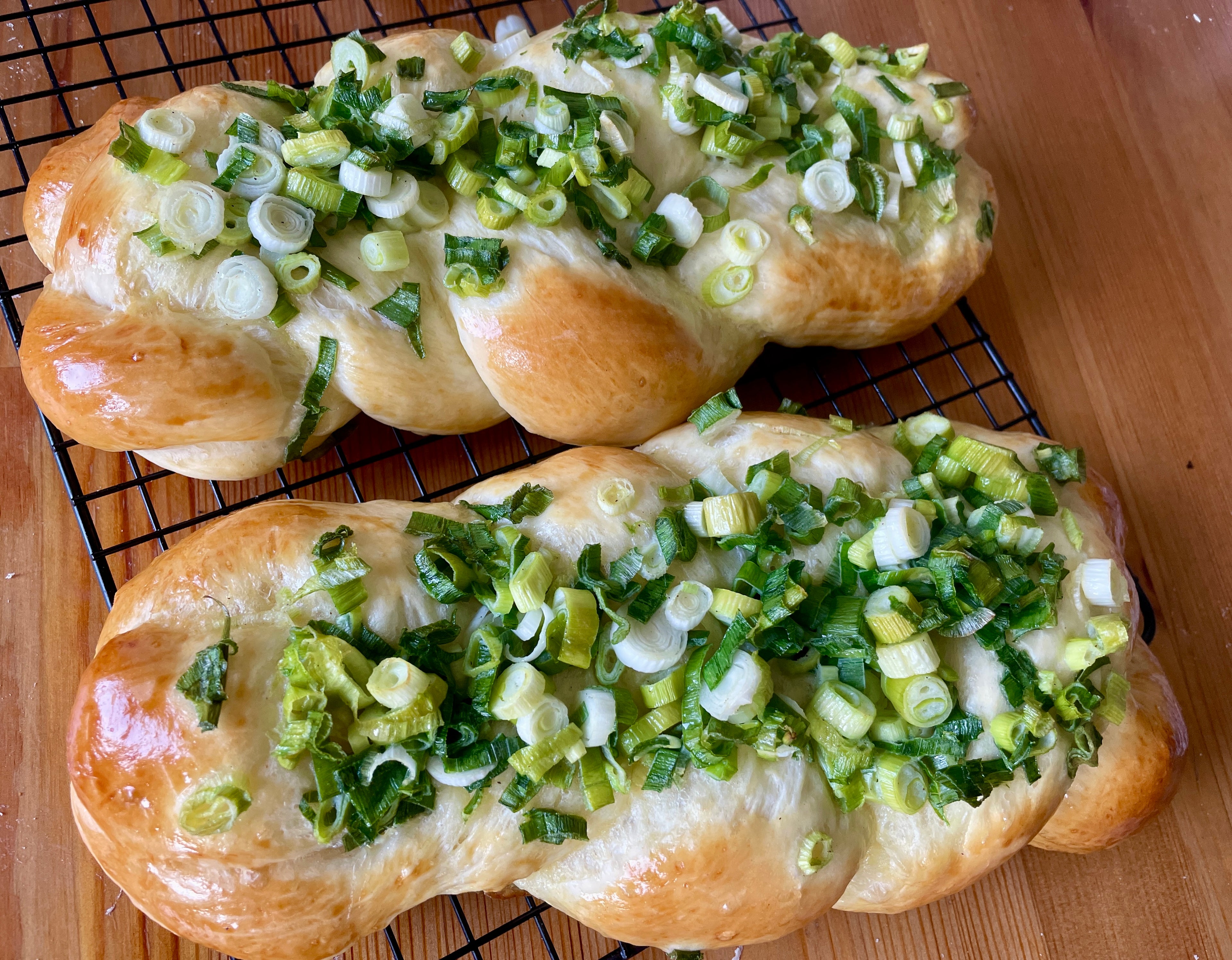 Scallion Zopf / 蔥長辮麵包